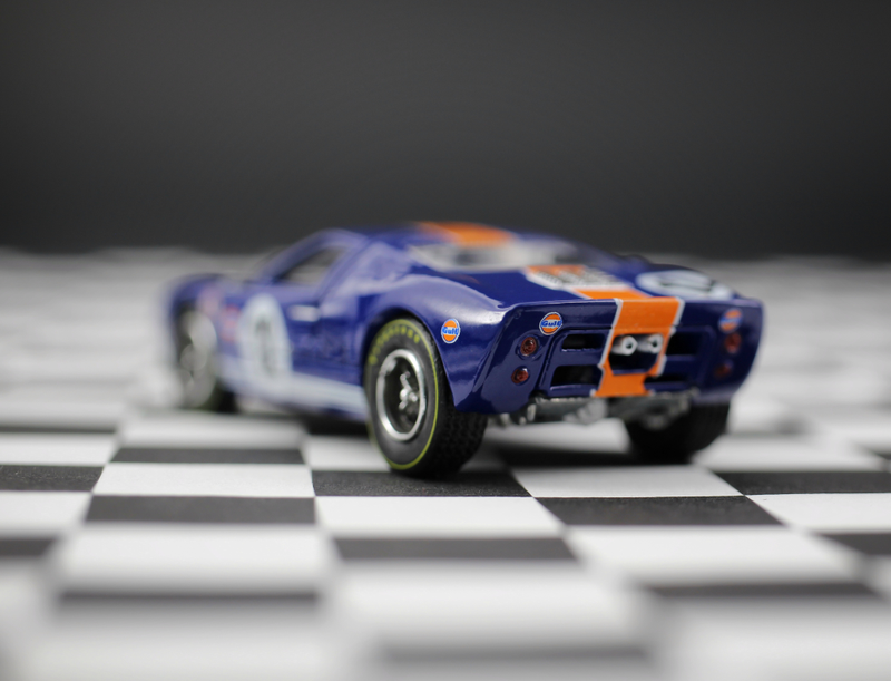 Illustration for article titled AutoWorld's 1:64 Ford GT40 in the better Gulf Livery